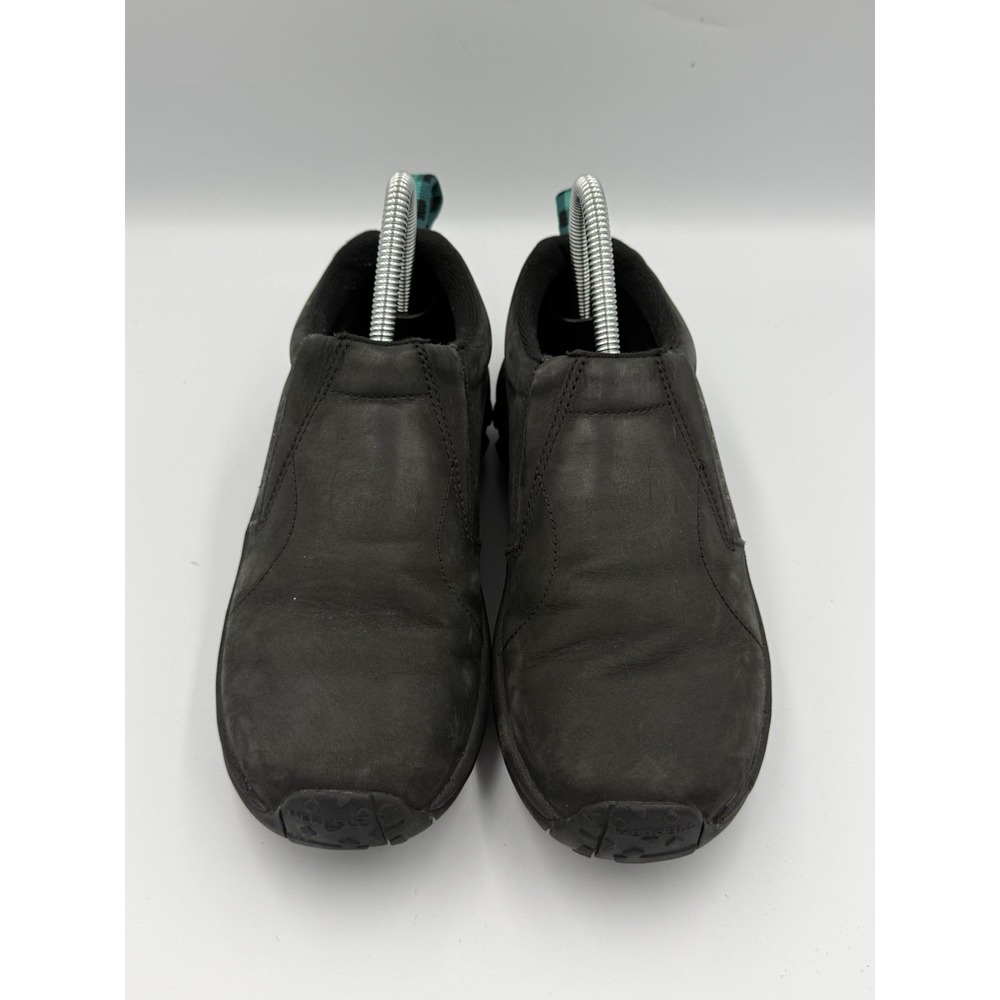 MERRELL Jungle Moc Nubuck Leather Slip-on Shoes Women's Size 7.5 Black J55992 - Picture 3 of 10